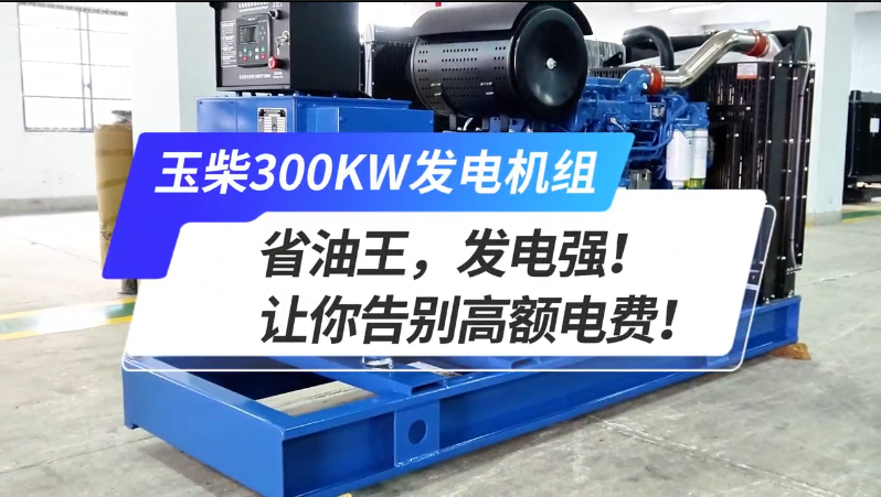 「視頻」玉柴300kw發(fā)電機組，省油王，發(fā)電強！讓你告別高額電費！ 